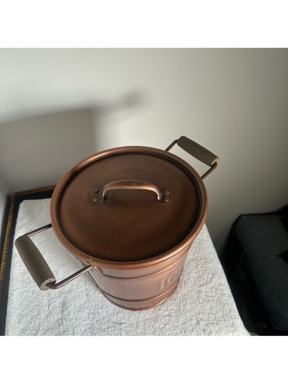 Copper Ice Bucket Handles - Picture 5 of 5